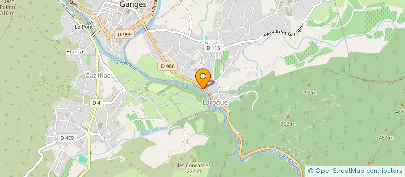 localisation de l'entreprise COMMUNE DE LAROQUE  LAROQUE