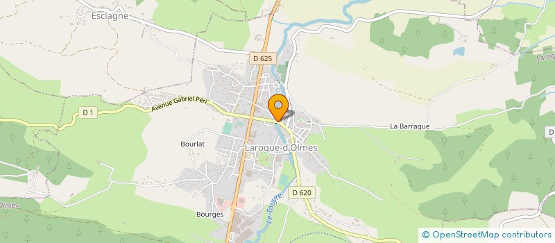 localisation de l'entreprise COMMUNE DE LAROQUE D OLMES à LAROQUE-D'OLMES