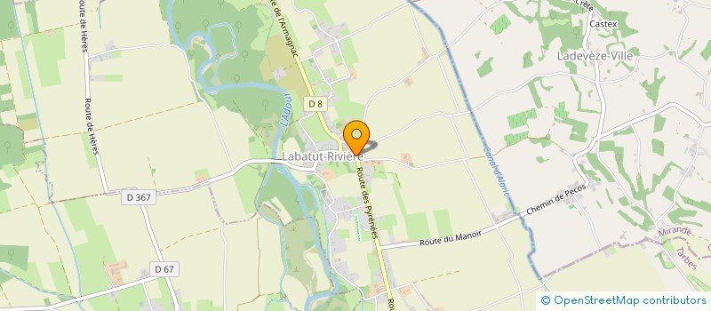 localisation de l'entreprise COMMUNE DE LASCAZERES  LASCAZERES