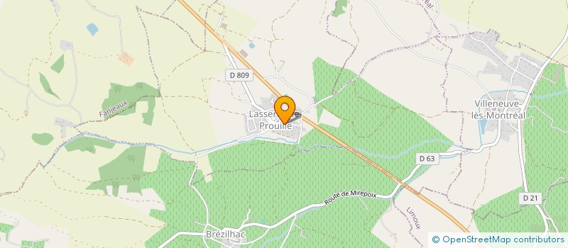 localisation de l'entreprise COMMUNE DE LASSERRE-DE-PROUILLE  LASSERRE-DE-PROUILLE