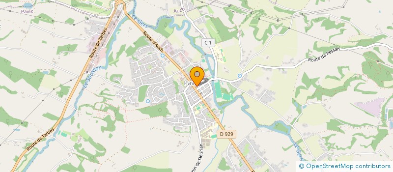 localisation de l'entreprise COMMUNE DE LASSEUBE PROPRE  LASSEUBE-PROPRE