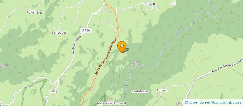 localisation de l'entreprise COMMUNE DE LASSOUTS  LASSOUTS