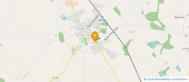 localisation de l'entreprise COMMUNE DE LATHUS  LATHUS-SAINT-REMY