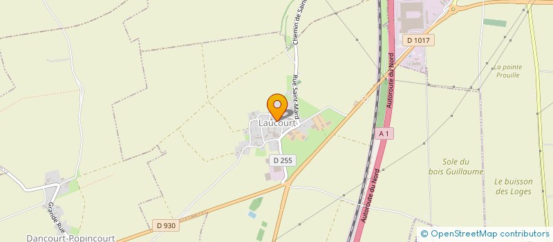 localisation de l'entreprise COMMUNE DE LAUCOURT  LAUCOURT