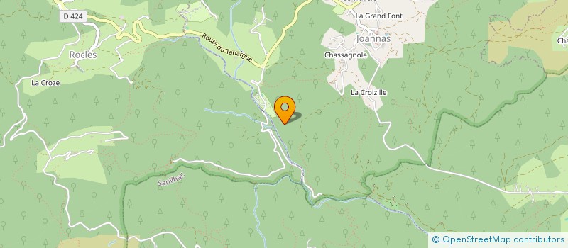 localisation de l'entreprise COMMUNE DE LAURAC EN VIVARAIS  LAURAC-EN-VIVARAIS