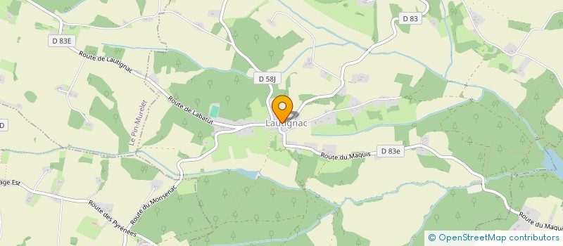 localisation de l'entreprise COMMUNE DE LAUTIGNAC  LAUTIGNAC