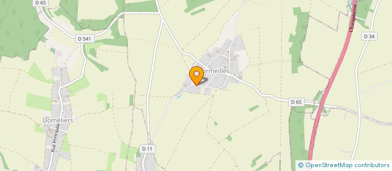 localisation de l'entreprise COMMUNE DE LAVACQUERIE  LAVACQUERIE