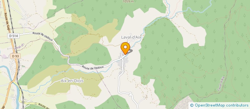 localisation de l'entreprise COMMUNE DE LAVAL D AIX  LAVAL-D'AIX