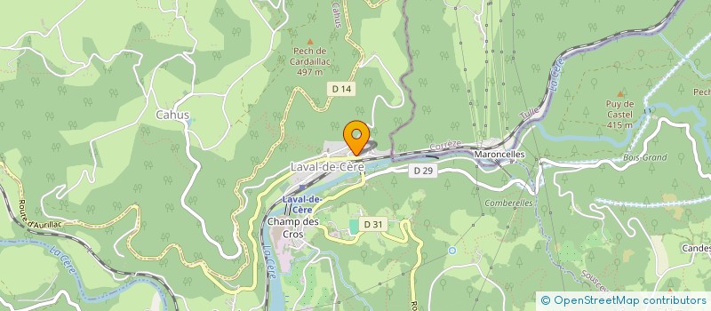 localisation de l'entreprise COMMUNE DE LAVAL DE CERE  LAVAL-DE-CERE