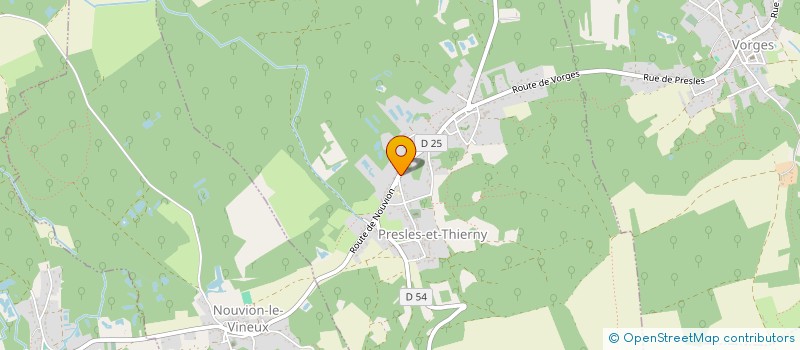 localisation de l'entreprise COMMUNE DE LAVAL EN LAONNOIS  LAVAL-EN-LAONNOIS