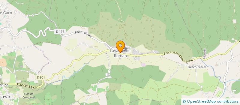 localisation de l'entreprise COMMUNE DE LAVAL-SAINT-ROMAN  LAVAL-SAINT-ROMAN