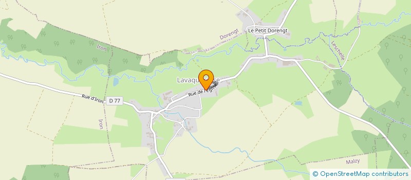 localisation de l'entreprise COMMUNE DE LAVAQUERESSE  LAVAQUERESSE