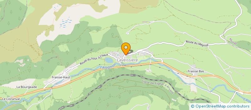 localisation de l'entreprise COMMUNE DE LAVEISSIERE à LAVEISSIERE