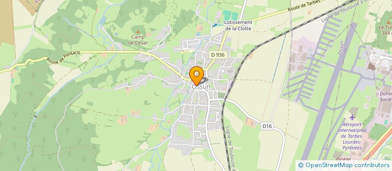 localisation de l'entreprise COMMUNE DE LAYRISSE  LAYRISSE