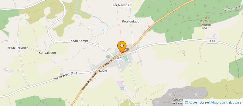localisation de l'entreprise COMMUNE DE LAZ  LAZ
