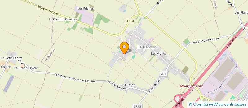 localisation de l'entreprise COMMUNE DE LE BARDON à LE BARDON