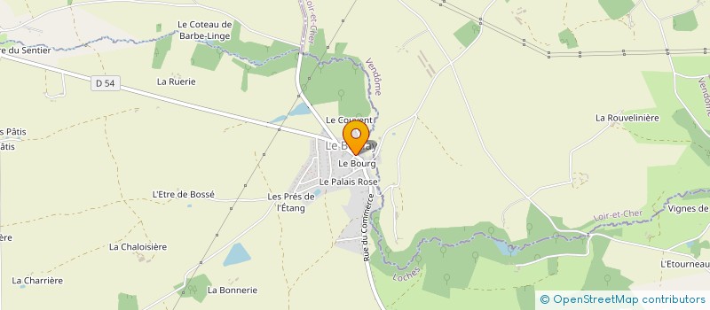 localisation de l'entreprise COMMUNE DE LE BOULAY à LE BOULAY