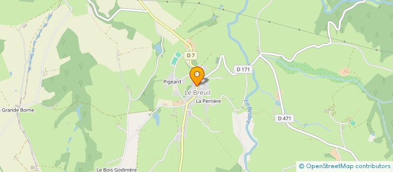 localisation de l'entreprise COMMUNE DE LE BREUIL à LE BREUIL