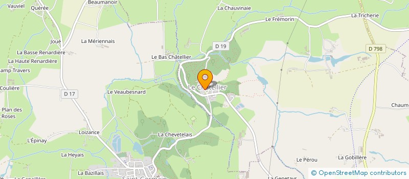 localisation de l'entreprise COMMUNE DE LE CHATELLIER à LE CHATELLIER