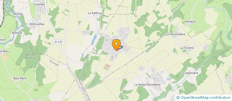 localisation de l'entreprise COMMUNE DE LE CHILLOU  LE CHILLOU