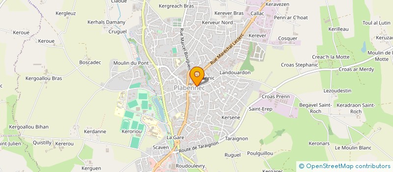 localisation de l'entreprise COMMUNE DE LE DRENNEC  LE DRENNEC