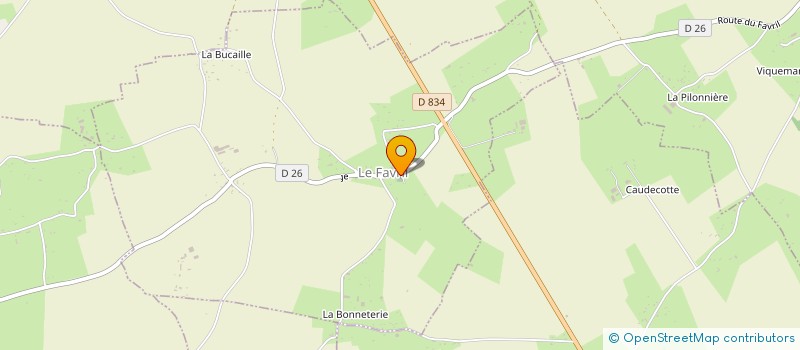 localisation de l'entreprise COMMUNE DE LE FAVRIL à LE FAVRIL