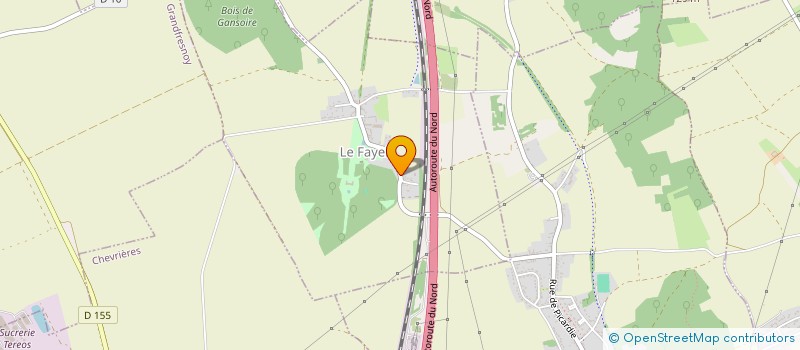 localisation de l'entreprise COMMUNE DE LE FAYEL  LE FAYEL