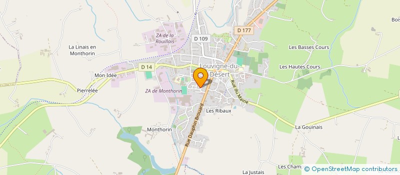 localisation de l'entreprise COMMUNE DE LE FERRE  LE FERRE