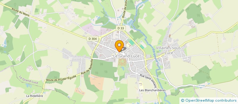 localisation de l'entreprise COMMUNE DE LE GRAND LUCE  LE GRAND-LUCE