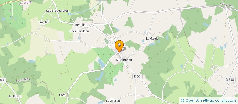 localisation de l'entreprise COMMUNE DE LE LINDOIS à LE LINDOIS