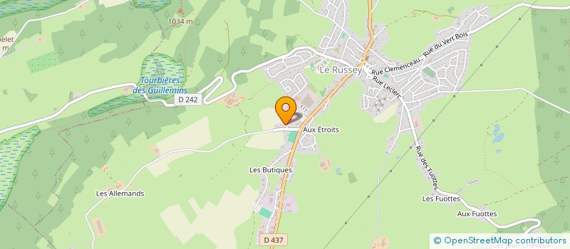 localisation de l'entreprise COMMUNE DE LE LUHIER  LE LUHIER