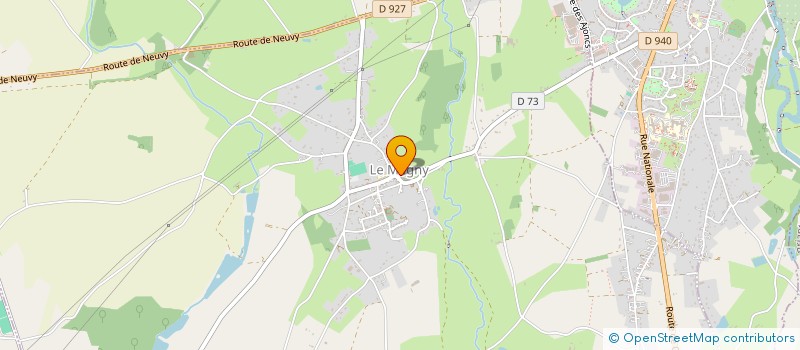 localisation de l'entreprise COMMUNE DE LE MAGNY à LE MAGNY