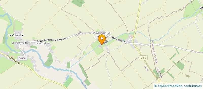 localisation de l'entreprise COMMUNE DE LE MARAIS LA CHAPELLE  MARAIS-LA-CHAPELLE (LE)