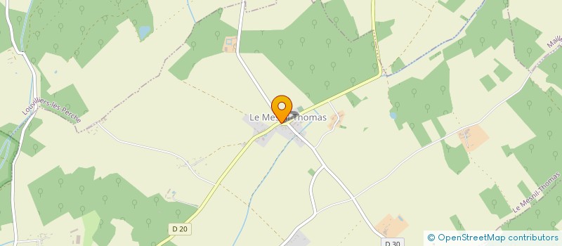 localisation de l'entreprise COMMUNE DE LE MESNIL THOMAS à LE MESNIL-THOMAS