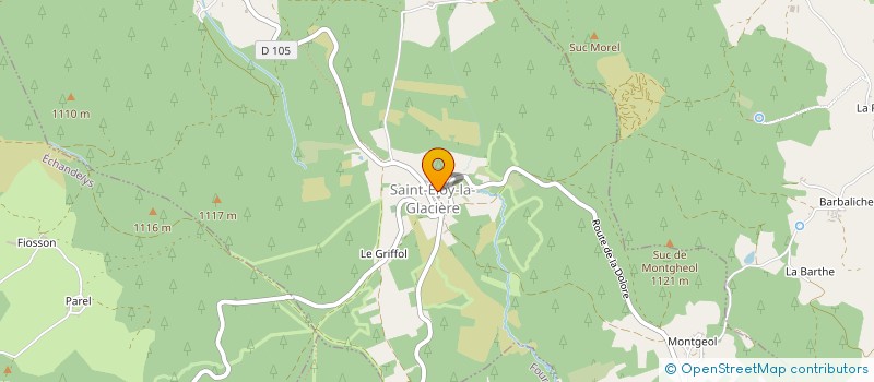 localisation de l'entreprise COMMUNE DE LE MONESTIER  LE MONESTIER