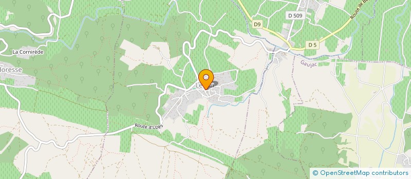 localisation de l'entreprise COMMUNE DE LE PIN  LE PIN