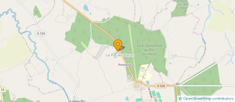 localisation de l'entreprise COMMUNE DE LE PIN AU HARAS à LE PIN AU HARAS