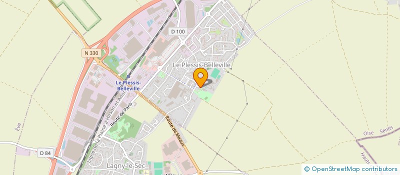 localisation de l'entreprise COMMUNE DE LE PLESSIS BELLEVILLE à LE PLESSIS-BELLEVILLE