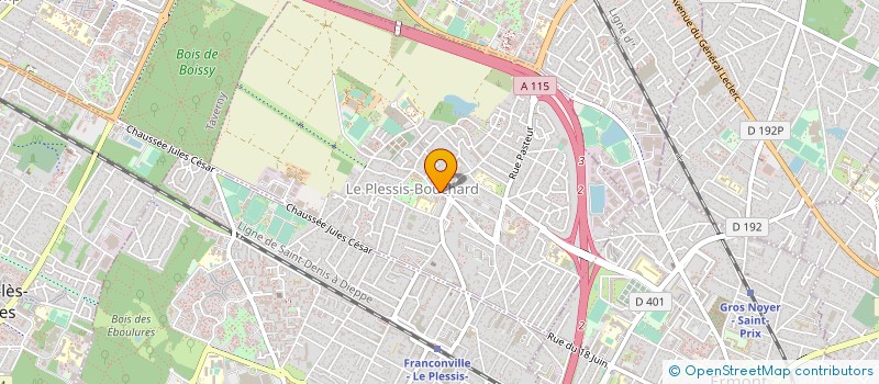 localisation de l'entreprise COMMUNE DE LE PLESSIS BOUCHARD à LE PLESSIS-BOUCHARD
