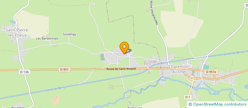 localisation de l'entreprise COMMUNE DE LE PONDY  LE PONDY