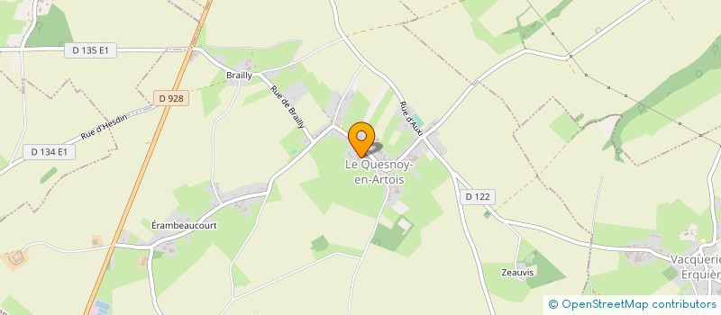 localisation de l'entreprise COMMUNE DE LE QUESNOY EN ARTOIS  LE QUESNOY-EN-ARTOIS