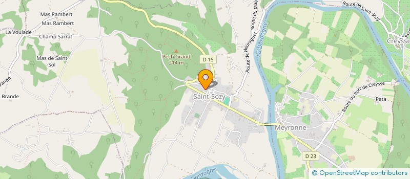 localisation de l'entreprise COMMUNE DE LE ROC  LE ROC