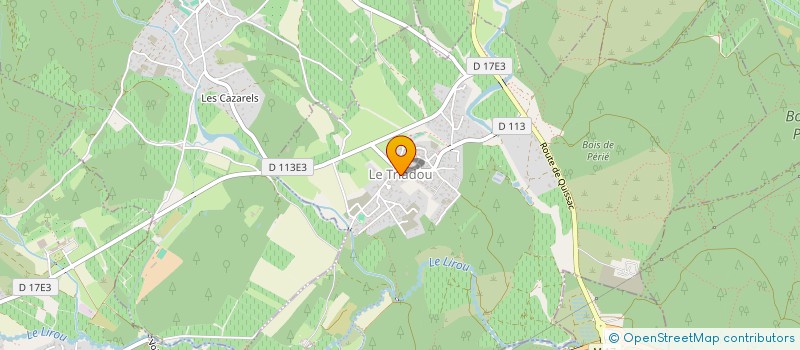 localisation de l'entreprise COMMUNE DE LE-TRIADOU  LE TRIADOU