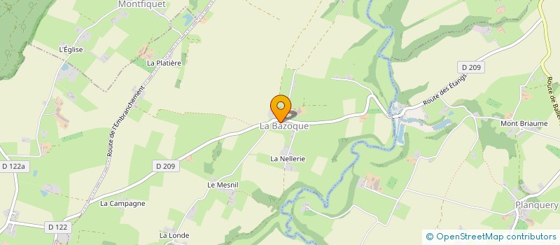 localisation de l'entreprise COMMUNE DE LE TRONQUAY  LE TRONQUAY