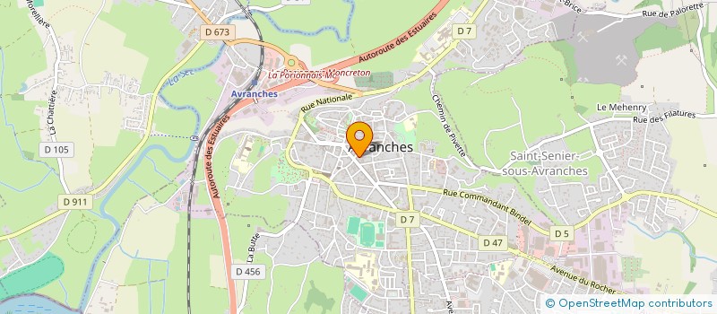 localisation de l'entreprise COMMUNE DE LE VAL SAINT PERE  LE VAL-SAINT-PERE