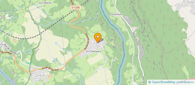 localisation de l'entreprise COMMUNE DE LEAZ  LEAZ