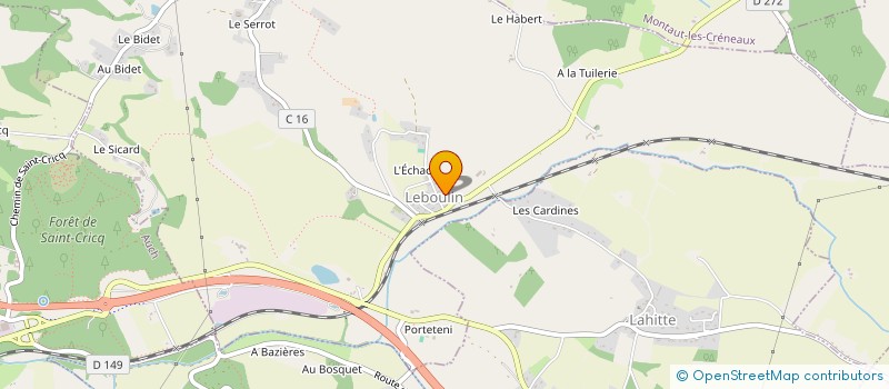 localisation de l'entreprise COMMUNE DE LEBOULIN  LEBOULIN