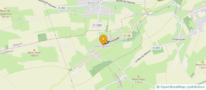 localisation de l'entreprise COMMUNE DE LEDINGHEM  LEDINGHEM