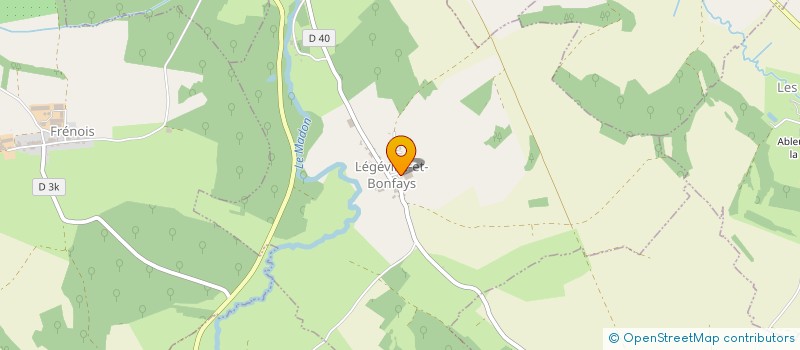 localisation de l'entreprise COMMUNE DE LEGEVILLE ET BONFAYS  LEGEVILLE-ET-BONFAYS