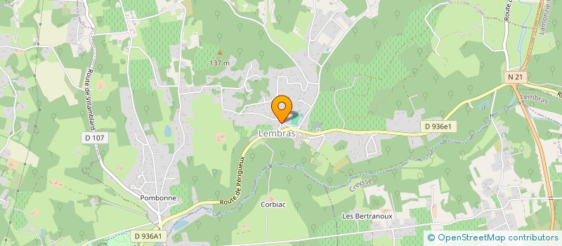 localisation de l'entreprise COMMUNE DE LEMBRAS  LEMBRAS